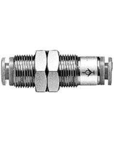 Złącze wtykowe z zaworem zwrotnym do węża fi 6 mm SMC KCE06-00