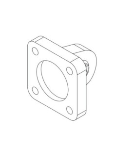 Ucho proste z przegubem D40, Univer KF-11040S