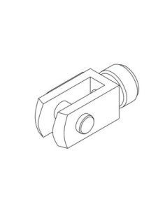 Końcówka widełkowa ze sworzniem D80-100, Univer KF-15080