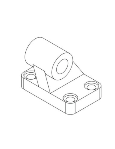 Ucho 90 stopni (CETOP) D32, Univer KF-19032CTA