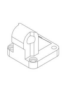 Ucho 90 stopni D40, Univer KF-19040