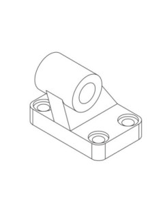 Ucho 90 stopni (CETOP) D100, Univer KF-19100CTA