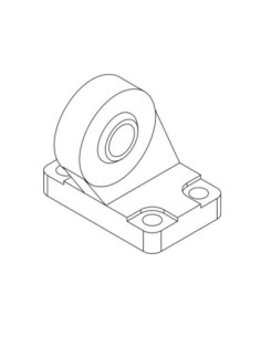 Ucho przegubowe ekierkowe D100, Univer KF-19100SC