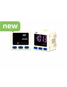 Manometr elektroniczny cyfrowy -101.3~1000.0kPa,2xPNP+ANALOG(0-10V),G1/8",2M KP58E-030-F3