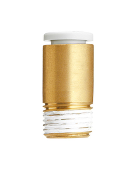 Złączka wtykowa prosta GZ 1/8 do węża fi 4 mosiądz pierścień okrągły SMC KQ2S04-01AP