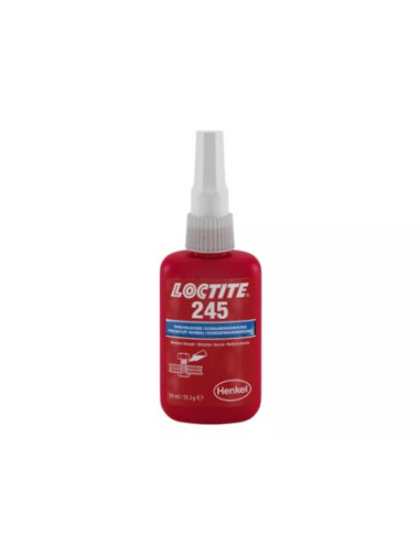 Niebieski klej do dużych gwintów o średniej wytrzymałosci, 50 ml LOCTITE-245-50