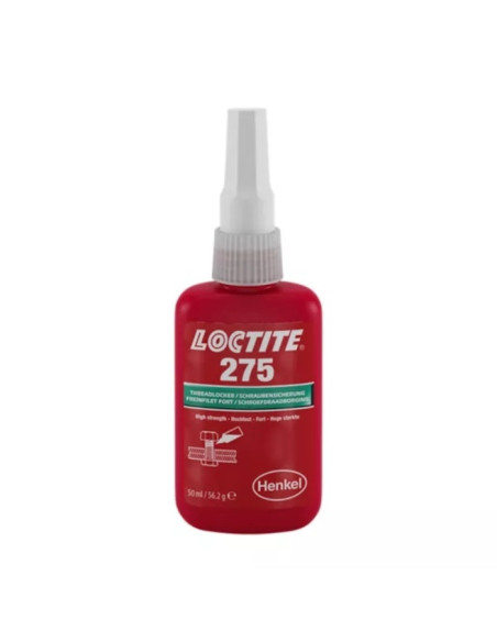 Klej do trwałego zabezpieczania i uszczelniania gwintów o wysokiej wytrzymałosći, 50 ml LOCTITE-275-50