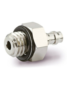 Złącze miniaturowe proste M5 do węży nylonowych fi 4x2.5 SMC M-5AN-4