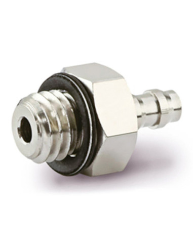 Złącze miniaturowe proste M5 do węży nylonowych fi 4x2.5 SMC M-5AN-4