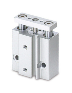 Siłownik kompaktowy z prowadnicami tłok fi 10 skok 10 mm SMC MGJ10-10
