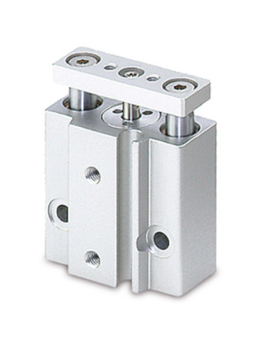 Siłownik kompaktowy z prowadnicami tłok fi 10 skok 10 mm SMC MGJ10-10