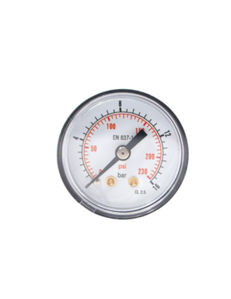 Manometr aksjalny MTT + złączka G1/8A, 40mm, 0-10bar MTT40A+1030