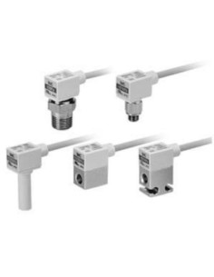 Miniaturowy czujnik ciśnienia zakres 0~1 MPa złącze fi 4 dokładność ±2 % zakresu SMC PSE540-R04