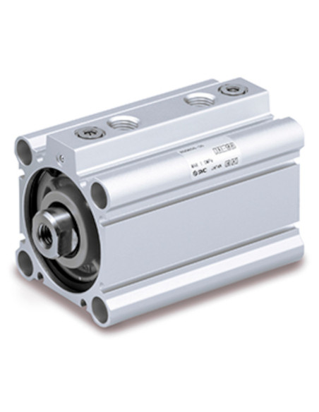 Siłownik kompaktowy tłok fi 40 mm skok 40 wbudowany magnes SMC RDQA40TF-40