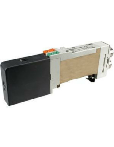 Zawór elektromagnetyczny 5/2 bistabilny 24V DC suwak elastyczny przyłącza ø8 SMC SQ2231DN-51-C8-Q
