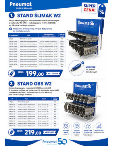 Zestaw opasek GBS W2 STAND GBS W2