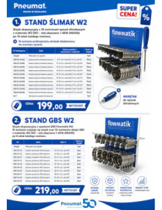 Zestaw opasek ślimakowych W2 9mm+wkrętak STAND SLIMAK W2 2