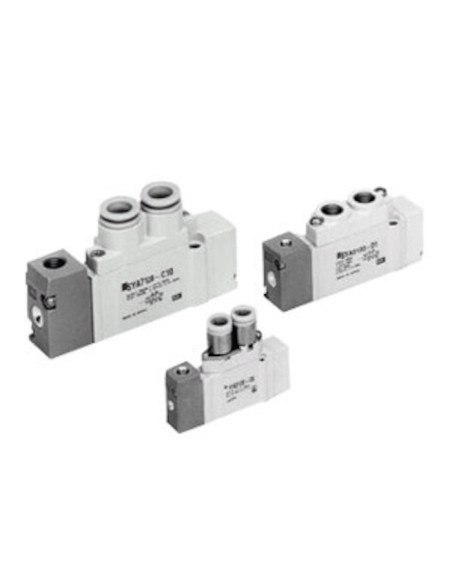 Zawór 5-drogowy SYA7000 5/2 bistabilny 1/4 SMC SYA7220-02F