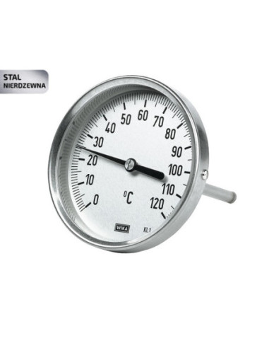 Termometr bimetaliczny 0..120°C, 63mm, L45mm TA52-63-120-L45