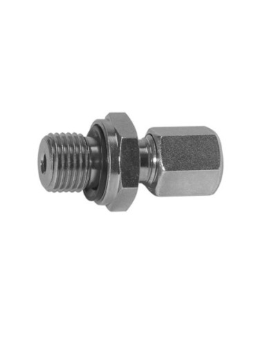 Złączka skręcana prosta M12x1,5 do rury 8, SO, NBR V 29-M