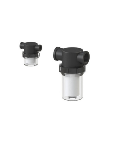 Filtr próżniowy szklankowy 2x G1/2"w 10um, VF-12-10