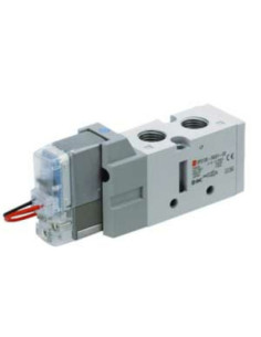 Zawór elektropneumatyczny 1/4 5/2 monostabilny 1MPa zawór przewodowy 24V DC SMC VF3130K-5DO1-02F
