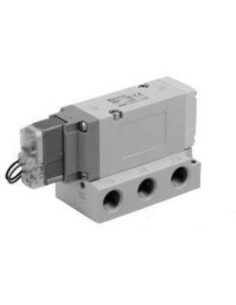 Zawór elektropneumatyczny 5/2 monostabilny zawór przewodowy indywidualne odpowietrzanie pilota SMC VF5120K-5YOD1-03F