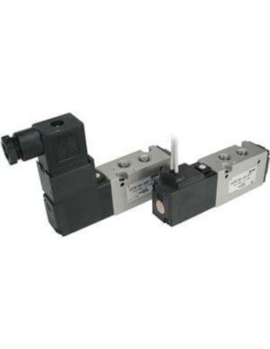 Zawór elektropneumatyczny 5/2 monostabilny 24V DC G DIN bez gniazda indywidualne odpowietrzanie SMC VFS1120-5YO-01F-Q