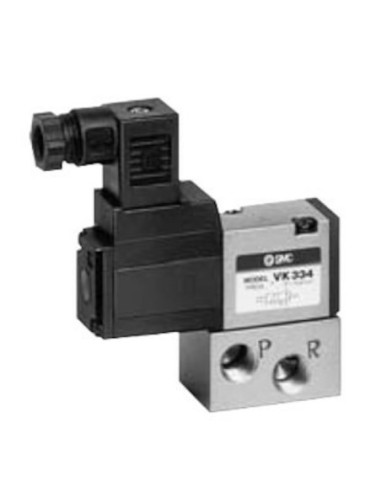 Zawór elektromagnetyczny 3/2 24V DC przyłącze DIN SMC VK334-5DO-Q