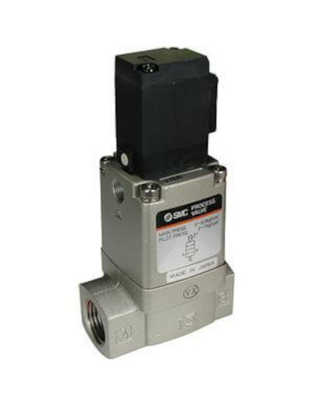 Zawór elektromagnetyczny 2/2 NC G 3/8 gniazdo 4.5 mm 24V DC DIN SMC VNA411A-F25A-5DZ-Q