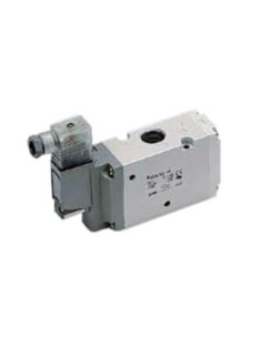 Zawór grzybkowy 3/2 ze wspomaganiem 0.7 MPa przewodowy 24V DC G 1/4 SMC VP342-5D1-02FA