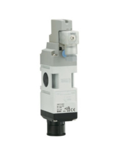 Zawór elektropneumatyczny 3/2 VP500 24V DC 0.7 MPa DIN z gniazdem wskaźnik stanu SMC VP517Y-5DZ1