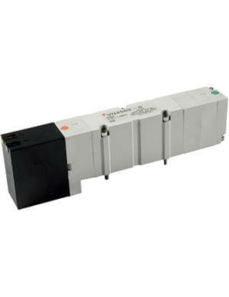 Zawór elektropneumatyczny 5/2 bistabilny 24V DC suwak z uszczelnieniem elastycznym SMC VQ4201R-51-Q