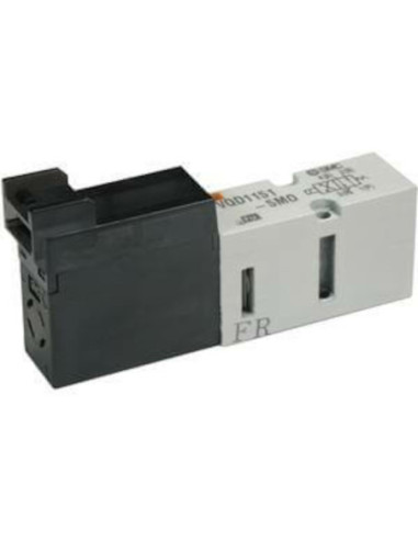 Zawór grzybkowy 4/2 standard 24V DC płytowy bez płyty wtyk L SMC VQD1151-5LO-Q