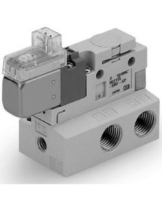 Zawór elektropneumatyczny 3/2 gwint Rc 24V DC przyłącze MO miniaturowe M SMC VQZ115-5MO1-CP-Q