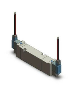 Zawór elektropneumatyczny 5/2 monostabilny 24V DC suwak stalowy szybkie przełączanie VQZ2000 SMC VQZ2150B-5YO1-Q