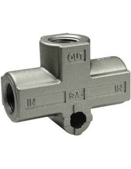 Zawór alternatywy wielkość 10 VR1210 gwint G 1/8 SMC VR1210-F01