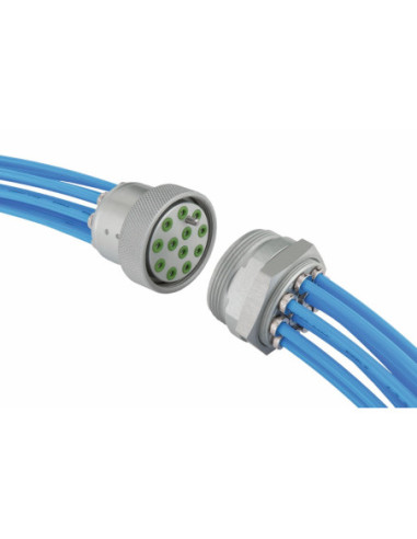 multizłącze wtykowe, gniazdo 8xfi4, wolny przelot VT1800-080201