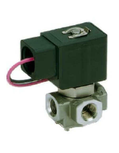 Zawór 3/2 C.O. 24V DC model 33 średnica gniazda 4 4 mm 4 COM, pojedynczy zawór SMC VX3344M-02F-5D1-B