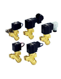 Zawór elektromagnetyczny 2/2 NC 24V DC G3/8 korpus z mosiądzu uszczelnienie z NBR SMC VXK2330-03F-5DO1