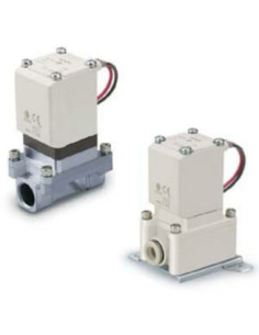Zawór 2/2 gniazdo 15 mm NC G 1/2 24V DC DIN z ochroną SMC VXZ240FGA