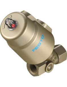 Zawór grzybkowy skośny 1/2" NC brąz pod grzyb VZXF-L-M22C-M-B-G12-120-M1-H3B1T-50-16 FESTO VZXF 12 B MS BR 2