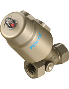 Zawór grzybkowy skośny 3/4" NC brąz pod grzyb VZXF-L-M22C-M-B-G34-160-M1-H3B1T-50-16 FESTO VZXF 34 B MS BR 2