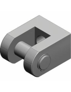 Nasadka widełkowa do CQ2 fi tłoka 16 mm końcówka widełkowa SMC Y-G02