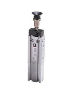 Siłownik kompaktowy do podciśnienia fi tłoka 10 mm skok 30 mm gwint M5 magnes SMC ZCDUKC10-30D