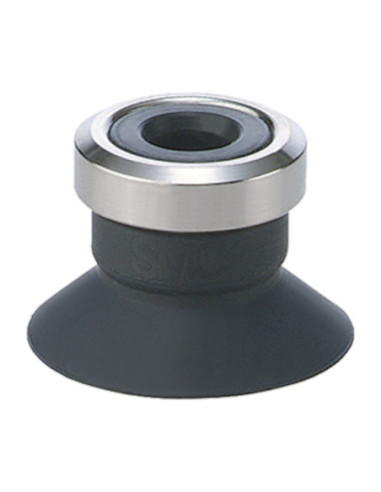 Przyssawka podciśnieniowa z pierścieniem blokującym fi 25 płaska użebrowana poliuretan SMC ZP25CU