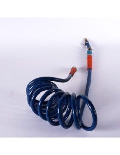 Wąż spiralny ze złączem i nyplem, 12 X 8 mm, RIEGLER | Pneumatyka | Eshop Dopak | Wszystko dla Przemysłu