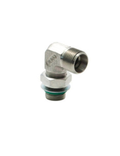 Przyłącze kątowe 90° WEER 22 LR BSP 3/4 stal węglowa, DIN2353, seria lekka | Hydraulika | Eshop Dopak | Wszystko dla Przemysłu 2