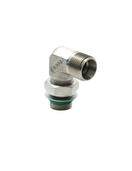 Przyłącze kątowe 90° WEER 08 SR BSP 1/4 stal węglowa, DIN2353, seria ciężka | Hydraulika | Eshop Dopak | Wszystko dla Przemysłu