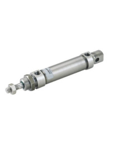 Siłownik pneumatyczny okrągły ISO6432 D16x250 z amortyzacją mechaniczną, stal nierdzewna AISI 304 | Pneumatyka | Eshop Dopak | W
